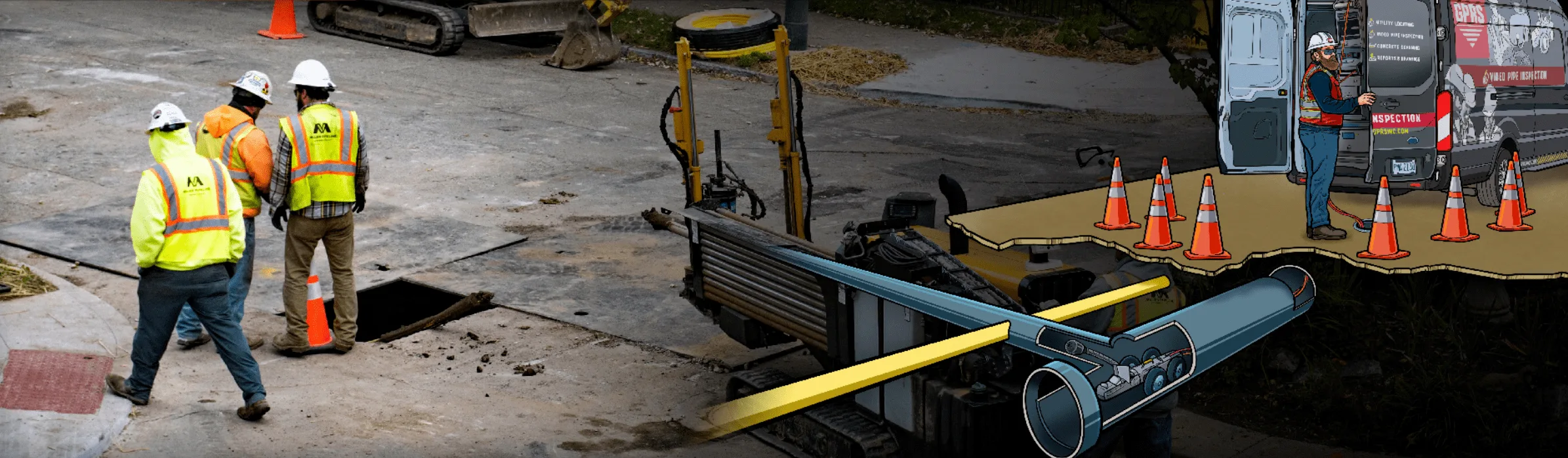 undereground pipeline construction equipmemt