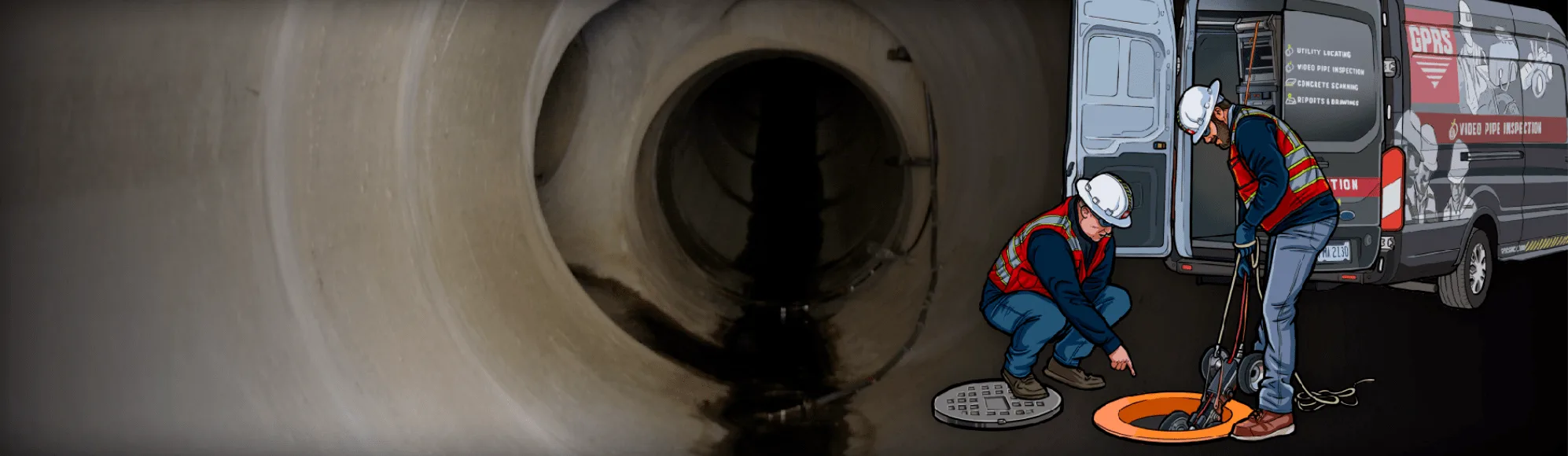 underground pipe line construction