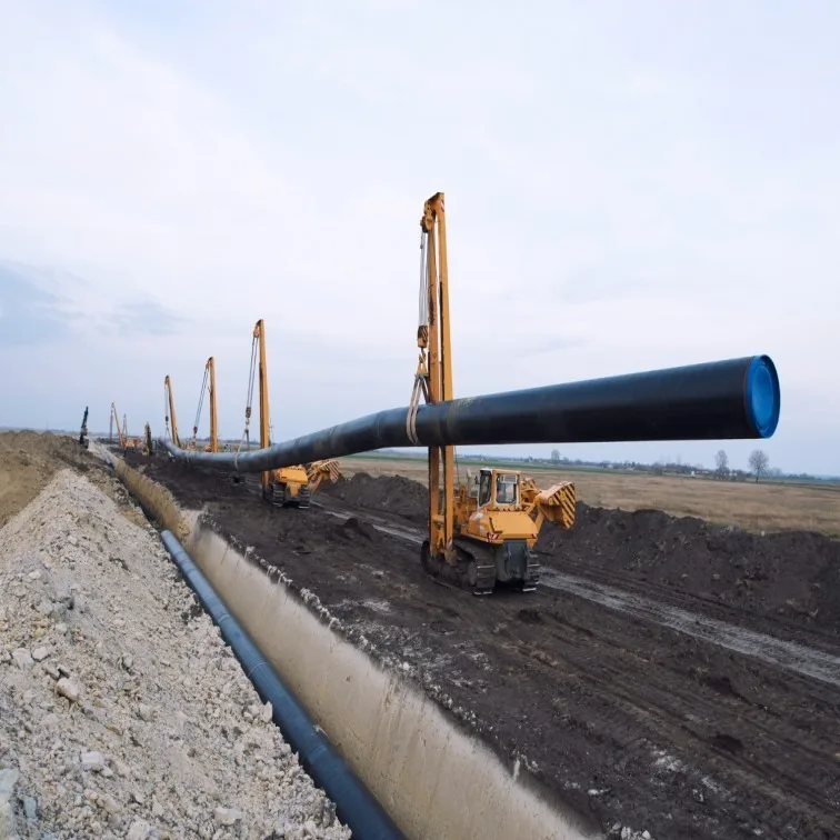 under ground drainage system pipe line ata worak area with proclainer