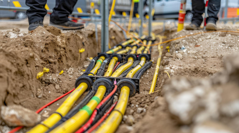 underground infrastructure and electrical lines