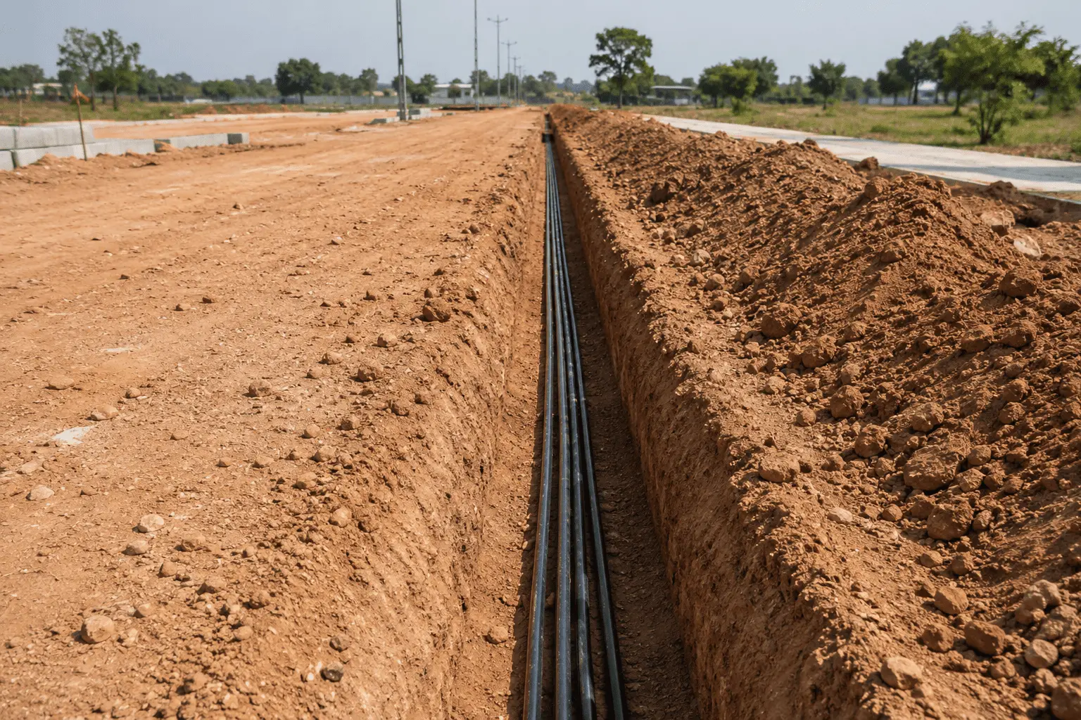 Underground Electrical Networks for Layout Development in Hyderabad